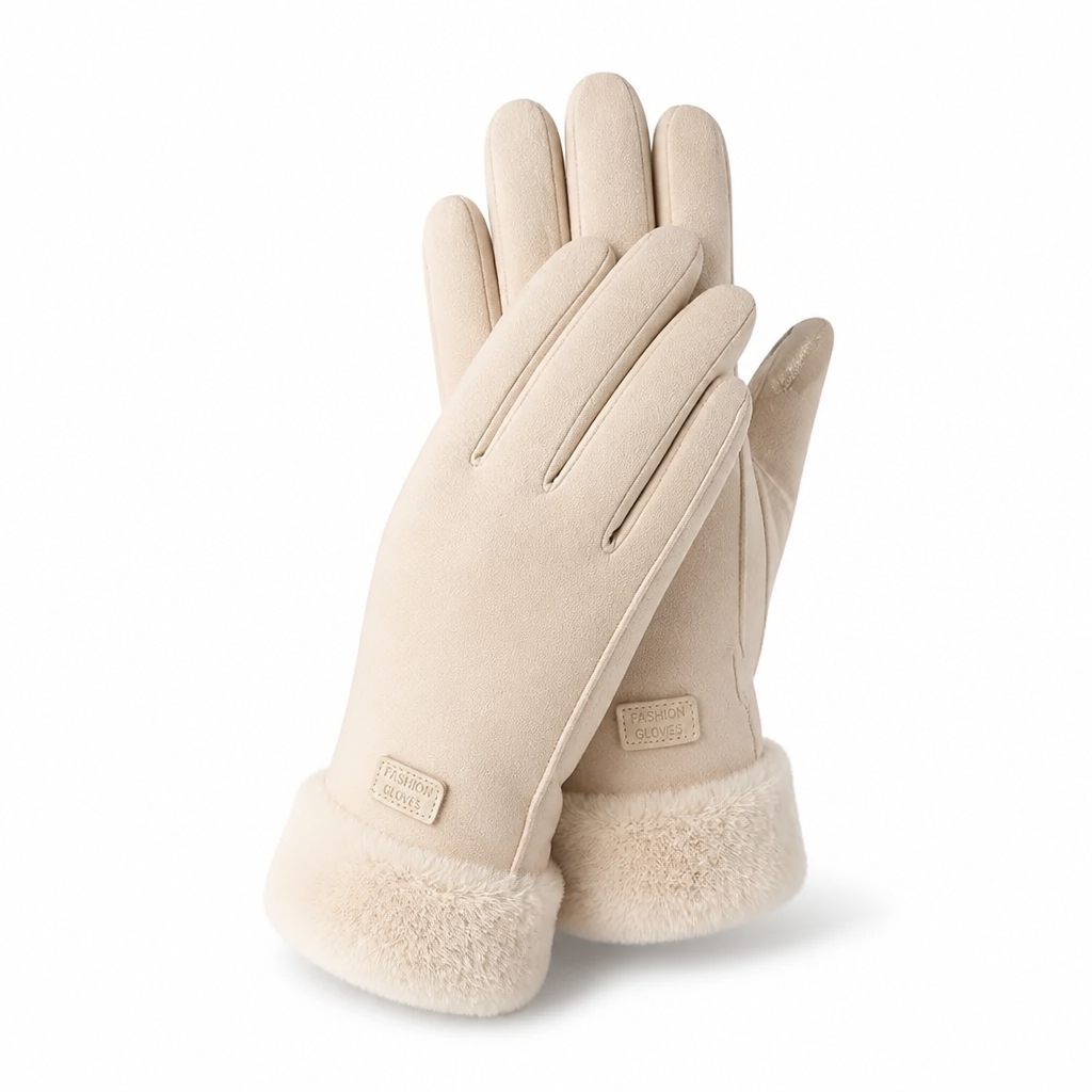 Frostlina Damen-Winterhandschuhe mit weichem Fleece-Futter