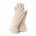 Frostlina Damen-Winterhandschuhe mit weichem Fleece-Futter