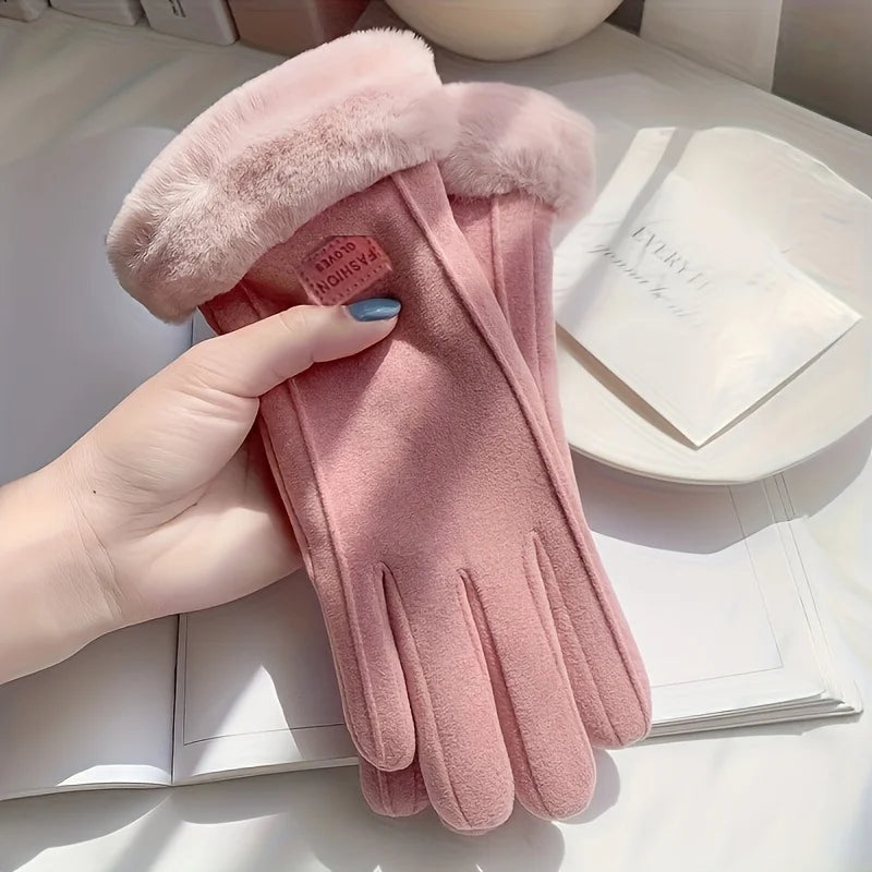 Damen-Winterhandschuhe mit komfortabler Passform