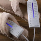 Schuhtrockner mit flexiblen Einsätzen für verschiedene Schuhgrößen