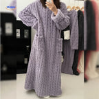 Bequemes Damen-Kuschelk Kleid für entspannte Stunden