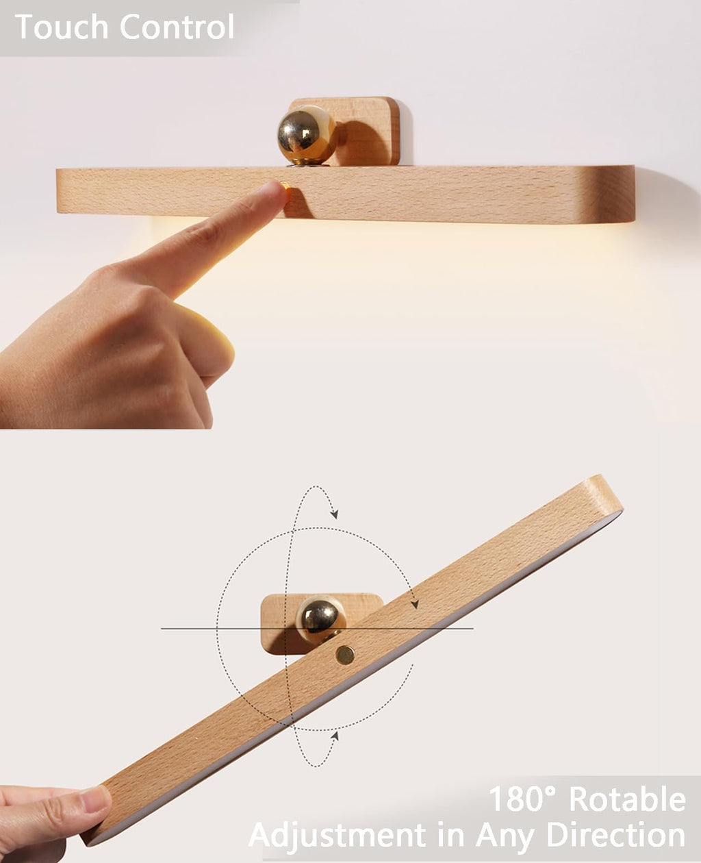 Natürliches Wandlicht aus Holz für eine gemütliche Wohnatmosphäre