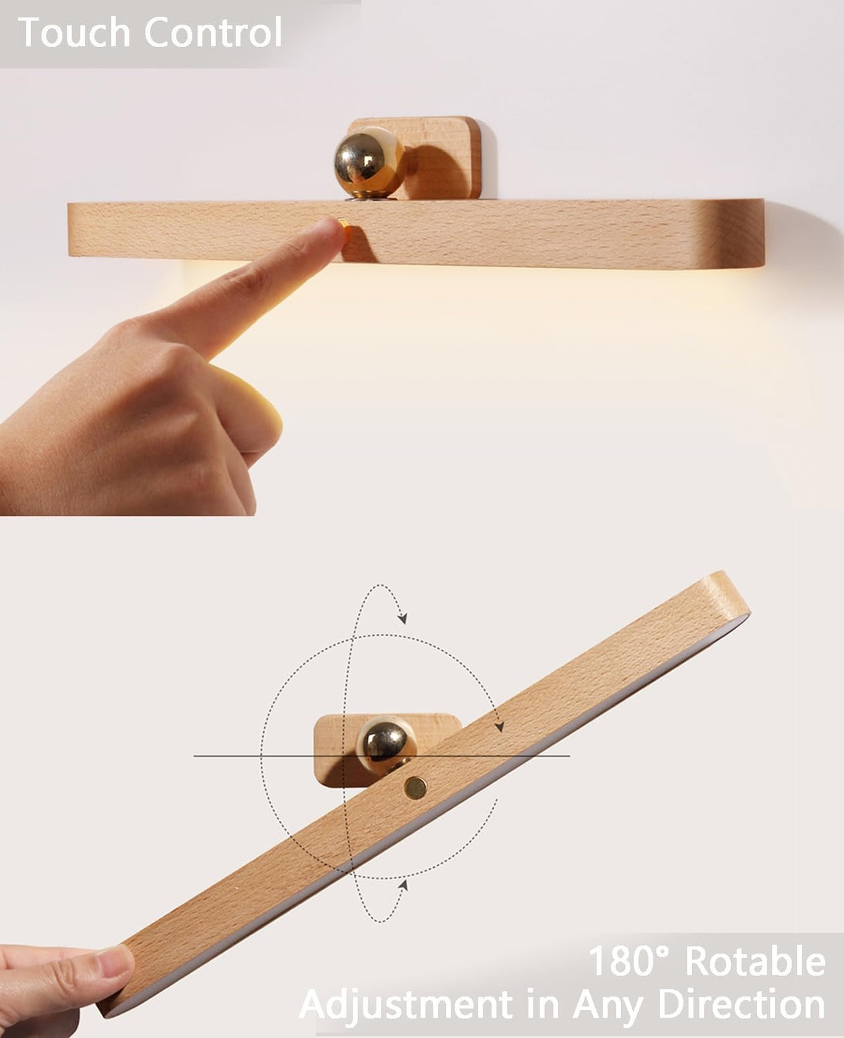 Natürliches Wandlicht aus Holz für eine gemütliche Wohnatmosphäre