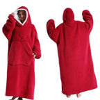 Kuschelvaro Fleece-Hoodie mit langen Ärmeln und bequemem Schnitt