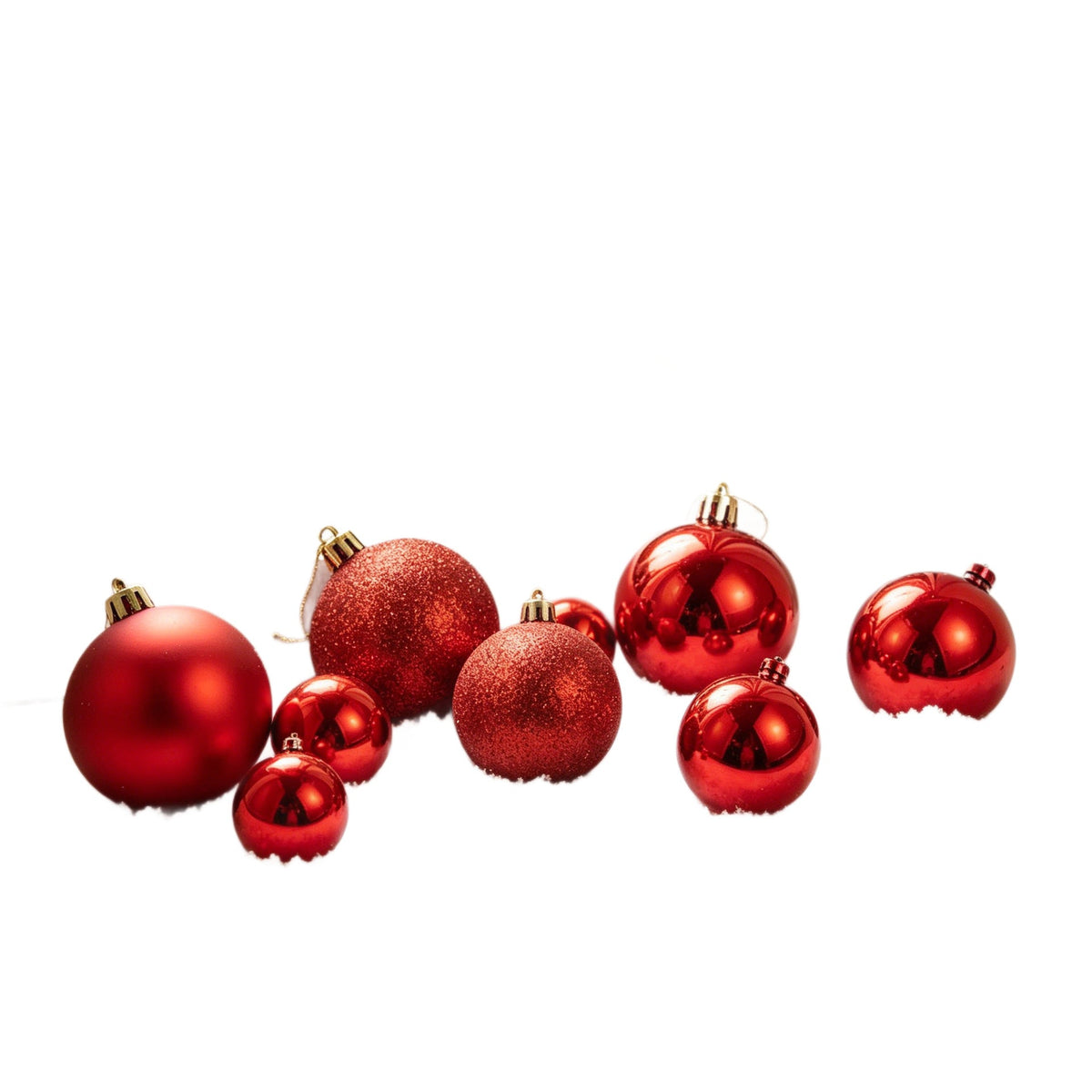 Festliche Anhänger für den Weihnachtsbaum im Detail