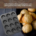 Muffins lassen sich dank der Beschichtung einfach aus der Form lösen