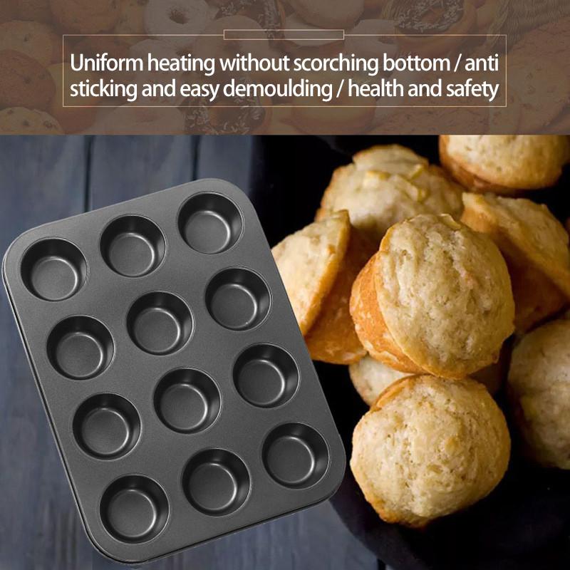 Muffins lassen sich dank der Beschichtung einfach aus der Form lösen